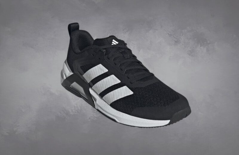 Crna Adidas Dropset Control Trainer patika sa belim prugama i čvrstim đonom